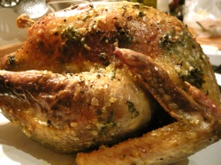 Salty roasted guinea fowl Salty roasted guinea fowl